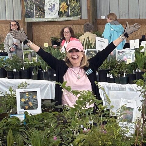 2025 plantsale-mbaker-tsg Master Gardener volunteering at the Annual Plant Sale