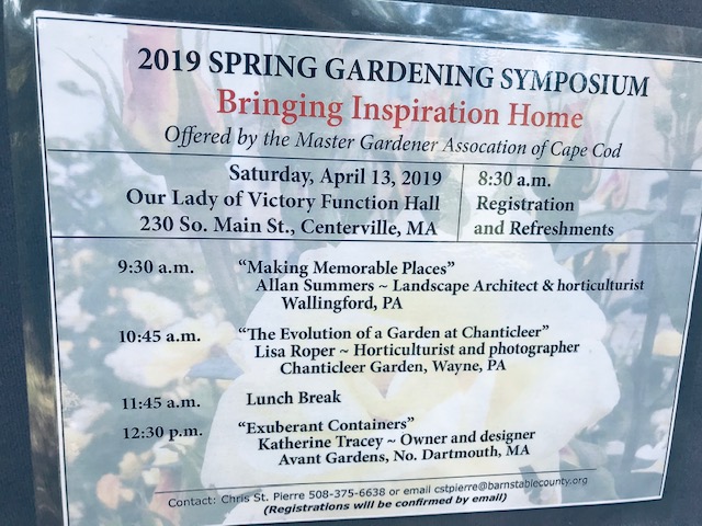Master Gardeners Spring Symposium Poster